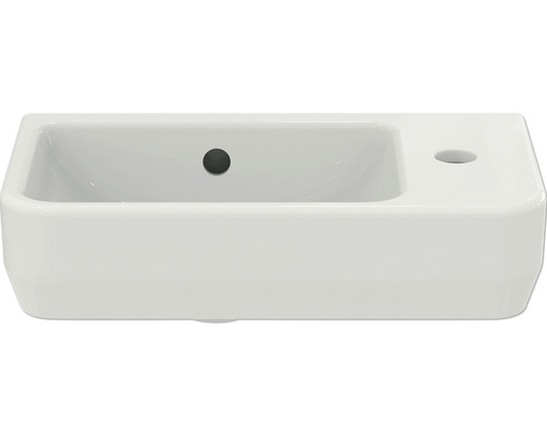 Weißes Keramik Handwaschbecken mit Hahnloch