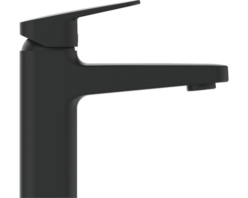 Schwarzer Waschtischmischer