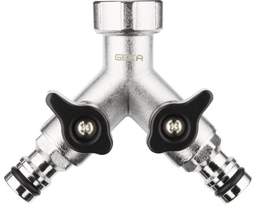 GEKA Y-Verteiler mit zwei Ventilen