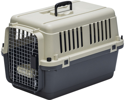 Haustiertransportbox mit Metalltür und Tragegriff