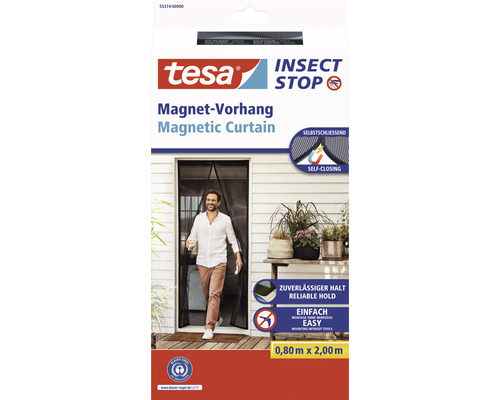 Tesa® Fliegengitter Magnetvorhang 0,8x2 m