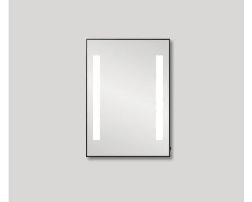 Rechteckiger Spiegel mit LED-Beleuchtung