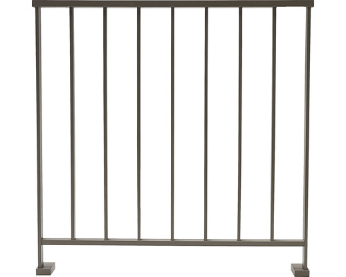 Metallzaun zur Grundstücksbegrenzung