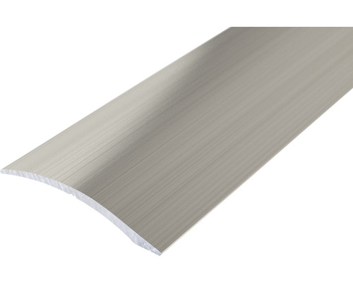 SKANDOR Anpassungsprofil Aluminium Edelstahl gebürstet eloxiert 6x40x1000 mm