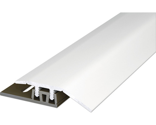SKANDOR Anpassungsprofil Aluminium Silber eloxiert 6x34x1000 mm Bodenprofil zur Verbindung verschiedener Bodenbeläge