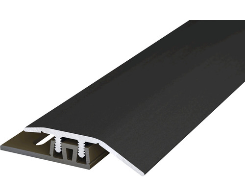 SKANDOR Anpassungsprofil Aluminium Schwarz eloxiert 6x34x1000 mm