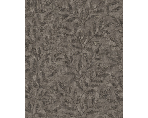 Vliestapete 315059 Factory V Blattmotiv grau Tapete mit Blätterdesign