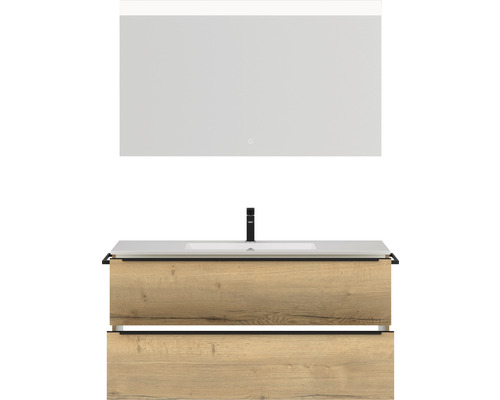 Waschtisch mit Unterschrank und LED Spiegel für das Badezimmer