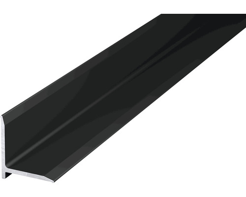 Abschlussprofil Aluminium Schwarz lackiert 13x13x1000 mm Winkeleisen