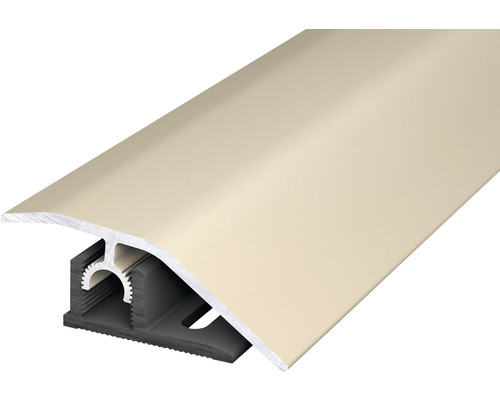 Anpassungsprofil Aluminium Sahara eloxiert 10x44x2700 mm Aluminium Übergangsprofil für Bodenbeläge