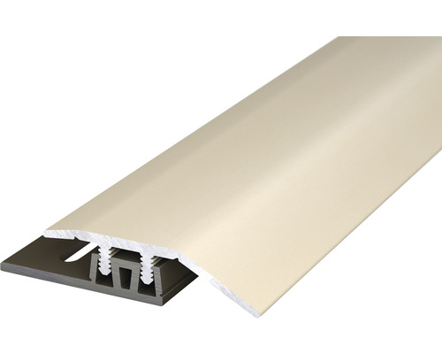 Anpassungsprofil Aluminium Sahara eloxiert 6x34x1000 mm Bodenprofil zur Abdeckung von Bodenübergängen