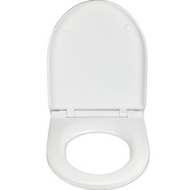 Toilettendeckel aus Kunststoff, geöffnet