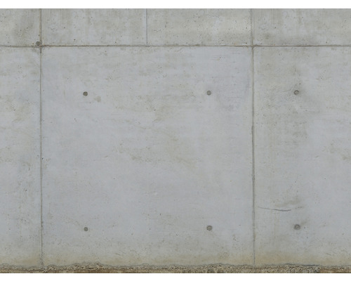 Fototapete Vlies 39225-1 The Wall II Betonplatten Grau 7-tlg. 371 x 280 cm Betonwand mit Fugen und Löchern