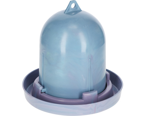 Tränke KERBL Vogeltränke, Hühnertränke, ca. 1,5 l, recycelter Kunsststoff, blau