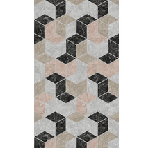 Muster aus geometrischen Würfeln für Wand- und Bodenfliesen