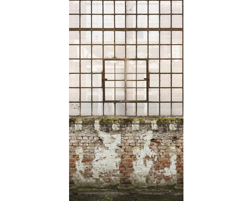 Fototapete Vlies 39244-1 The Wall II Altes Industriegebäude Creme 3-tlg. 159 x 280 cm