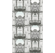 Fototapete Vlies 39311-1 The Wall II Barocke Hausfassade Weiß 3-tlg. 159 x 280 cm