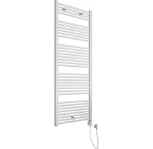 Elektrischer Handtuchwärmer SCHULTE Turbo Heizstab rechts 60 x 169,5 cm 900 W mit Heizstab 3 regulierbar weiß
