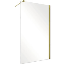 Raumdusche SCHULTE ExpressPlus Alexa Style 2.0 900x2000 mm Echtglas Klar hell gold mit schmutzabweisende Glasbeschichtung-thumb-1