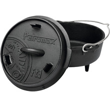 Petromax Feuertopf aus Gusseisen mit Deckel und Tragegriff