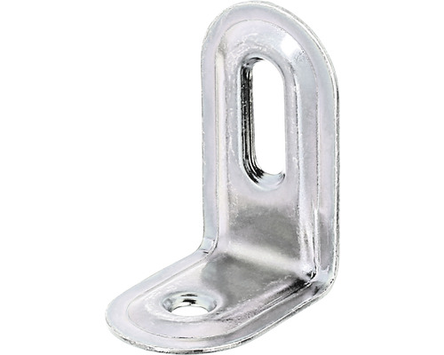 Verstellwinkel geprägt 22x40x28 mm galv. verzinkt, dickschichtpassiviert 1 Stück Winkelverbinder aus Metall mit Befestigungslöchern