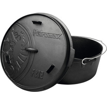 Petromax Dutch Oven aus Gusseisen mit Deckel und Tragegriff
