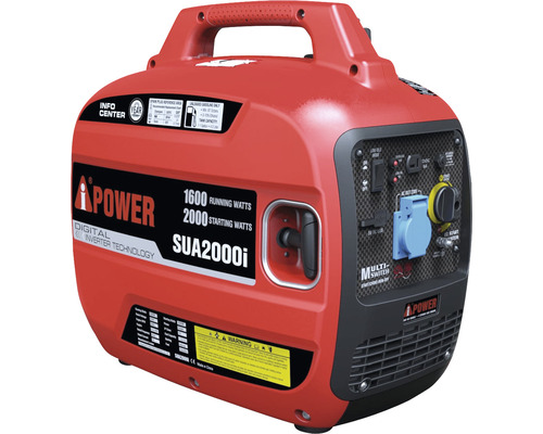 iPower Stromerzeuger mit 1600 Watt Dauerleistung und 2000 Watt Anlaufleistung