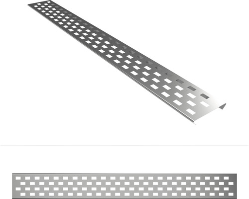 Metallgitterrinne mit rechteckigen Öffnungen