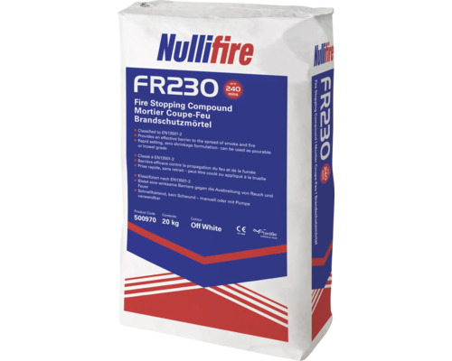 Nullfire FR230 Brandschutzmörtel 20 Kg