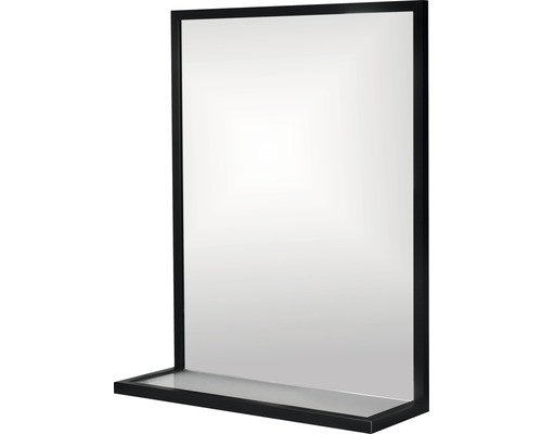 Rechteckiger Spiegel mit Ablage