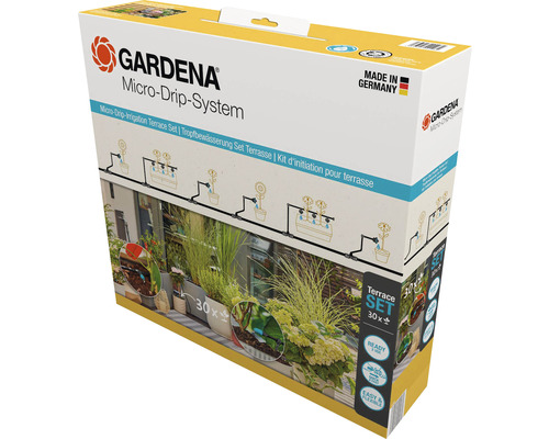 Bewässerungsset GARDENA Micro-Drip Start Set Terrasse (für bis zu 30 Topfpflanzen)-0