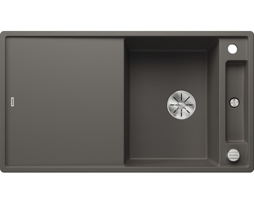 Spüle Blanco AXIA III 5 S 915 x 510 mm vulkangrau ohne Multifunktionsschale 527222 Spüle mit Abtropffläche