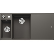 Spüle Blanco Axia III 6 S-F 990 x 500 mm vulkangrau 527231 1 Spülbecken Flächenbündig Flächenbündige Optik Mit Tropffläche Becken links Mit Restebecken