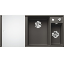 Spüle Blanco Axia III 6 S-F 990 x 500 mm vulkangrau 527232 1 Spülbecken Flächenbündig Flächenbündige Optik Mit Tropffläche Becken rechts Mit Restebecken