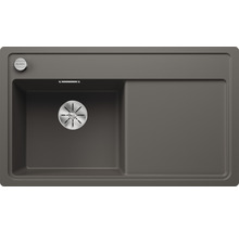 Spüle Blanco ZENAR 45 S-F 848 x 498 mm vulkangrau 527362 1 Spülbecken Flächenbündig Flächenbündige Optik Mit Tropffläche Becken links