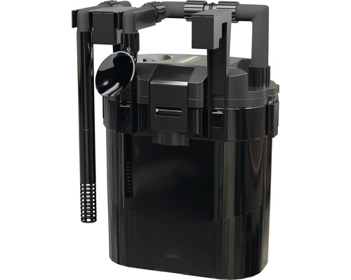 Außenfilter, Rucksackfilter DENNERLE Scaper's Flow - Hangon-Filter für Aquarium von ca. 30 - 120l, max. 450l/h, 5,6 W schwarz