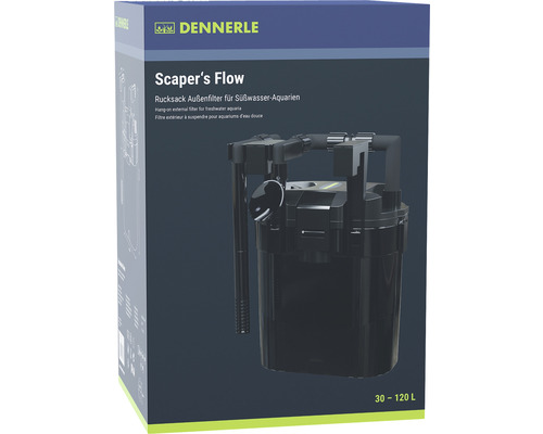 Dennerle Scaper''s Flow Rucksack Außenfilter für Süßwasseraquarien, geeignet für 30 bis 120 Liter Aquarien