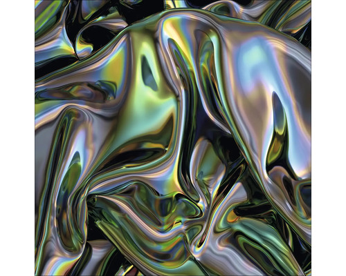 Glasbild Gradient Metal Colors 20x20 cm