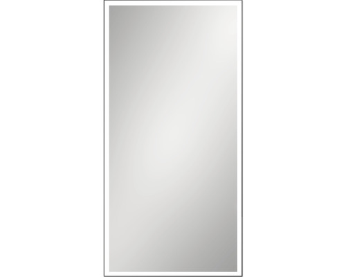LED Spiegel 65 x 120 cm schwarz