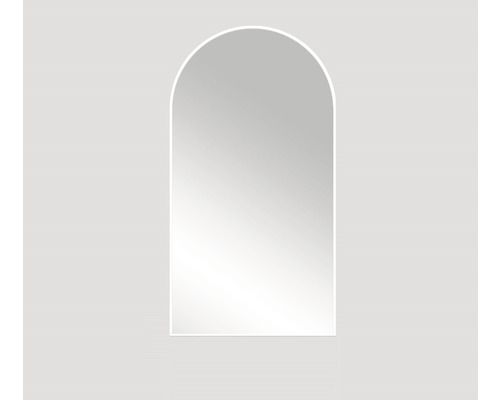 Rechteckiger Spiegel mit abgerundeten Ecken