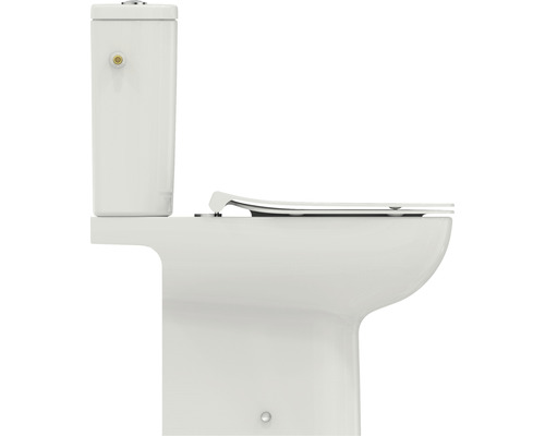 Stand-WC mit Spülkasten und WC-Sitz