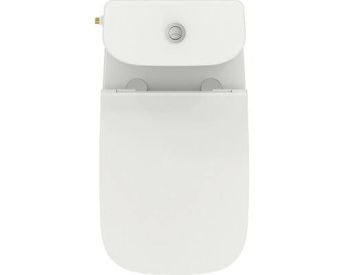 Aufnahme von oben einer Toilette