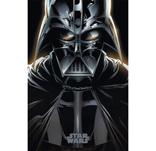 Darth Vader Illustration mit Star Wars Logo