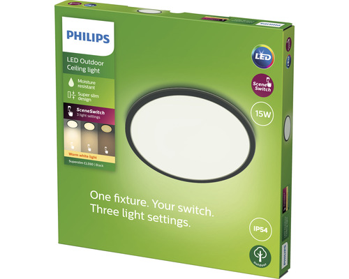 Philips LED Außenleuchte Deckenleuchte in Produktverpackung