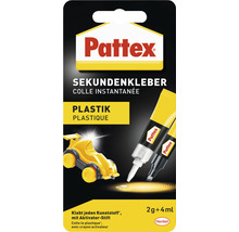 Pattex Plastix Flüssig Sekundenkleber 2 g + 4 ml Aktivatorstift-thumb-0