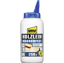 Uhu Holzleim, wasserfest, 250 Gramm Flasche