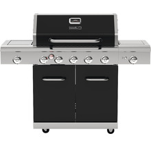 Gasgrill mit Türen und mehreren Bedienknöpfen