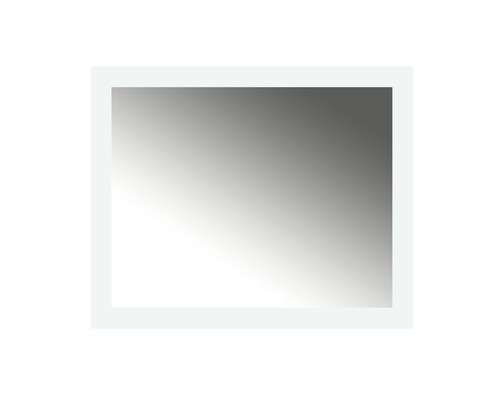 Rechteckiger Spiegel mit Rahmen