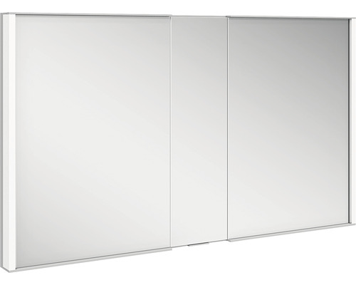 Spiegelschrank KEUCO Royal Match 120 x 15 x 70 cm silber 2-türig LED IP 20 Unterputz