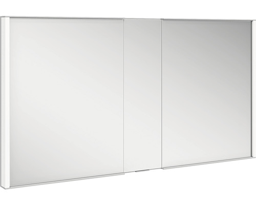 Spiegelschrank KEUCO Royal Match 130 x 15 x 70 cm silber 2-türig LED IP 20 Unterputz